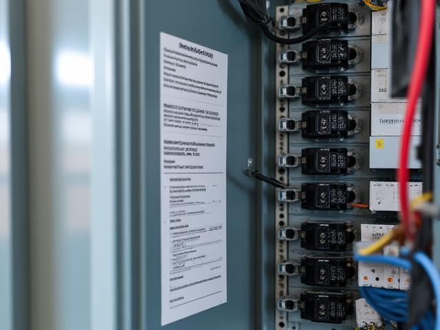 Upgraded electrical panel, clean and safe installation.